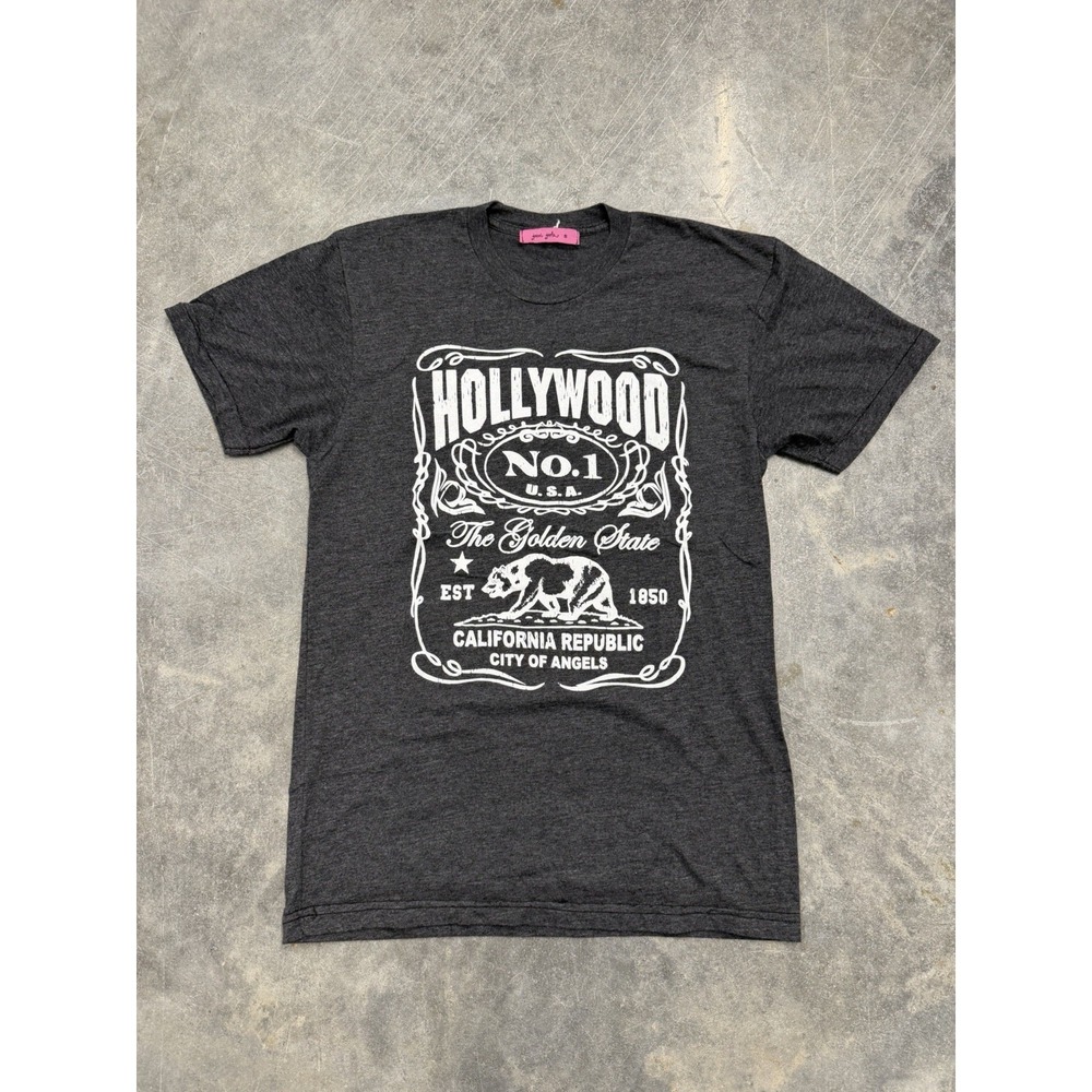 Joomi Joolz Hollywood California Tshirt Women's Small Jack Daniels Whiskey
